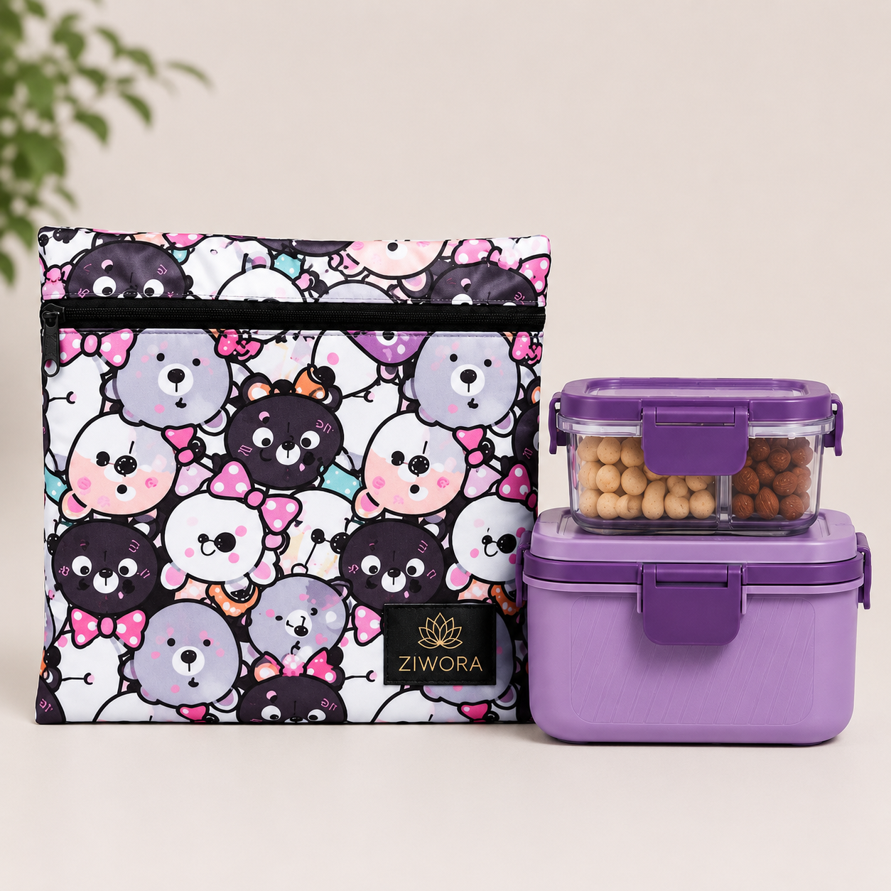 Ziwora Luna Panda Lunch Pouch